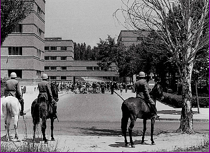 Huelgas y manifestaciones antifranquistas