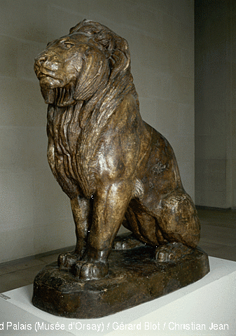 León sentado (Antoine-Louis Barye)