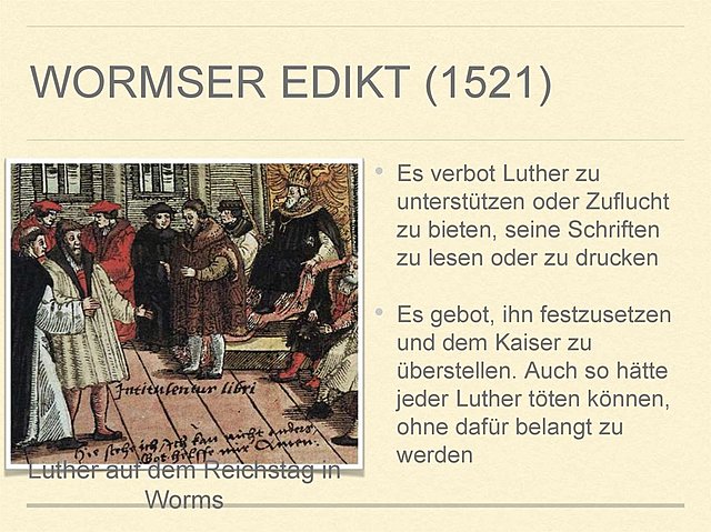 DAS "WORMSER EDIKT"