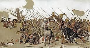 Alexander the great wins battle of Issus against Darius