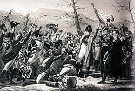 Napoleon returns to Elba