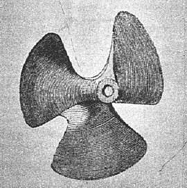 La invención del principio de la hélice