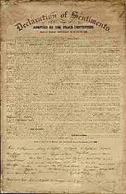 Seneca Falls Convention Held in New York