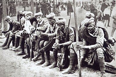 The airlift of the African troops.