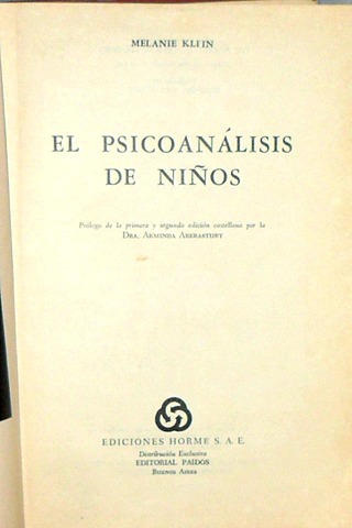 El psicoanálisis de niños