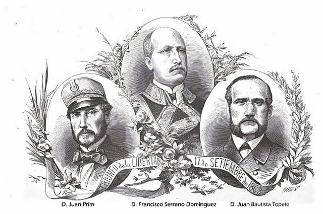 Pronunciamiento de Topete, Serrano y Prim