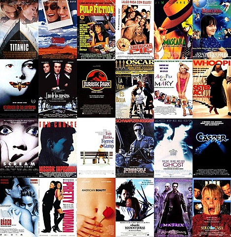 El cine de los ´90 – Hollywood: mucha más que juegos artificiales.