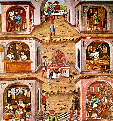 formación de los gremios