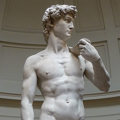 Famous "David" sculpture