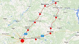 Timeline: Золотое кольцо России