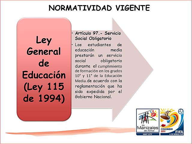 Artículo 11 de la Ley 115