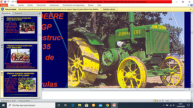 Marca: JOHN DEERE Modelo: 10-22 GP