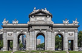 La puerta de Alcalá (Madrid-España)