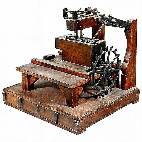 first sewing machine was patented by thomas saint