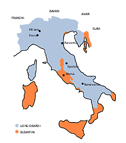 I Longobardi arrivano in Italia