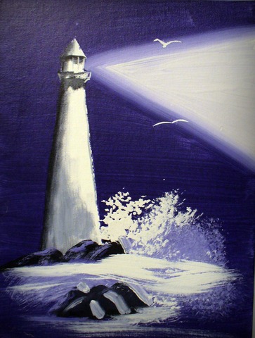 Ms. Stokes Painting Lesson