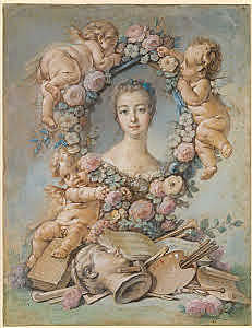 Retrato de Madame de Pompadour