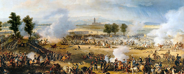 Napoleone affronta i nemici della coalizione