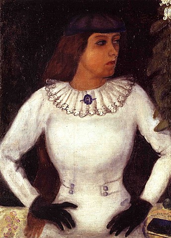 Mi novia con guantes negros 1909