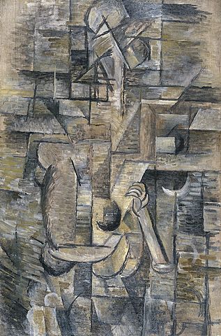 Mujer con mandolina - Braque