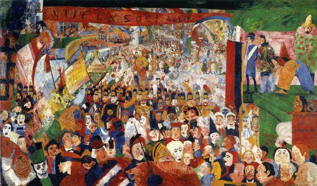 Christ's Entry into Brussels in 1889