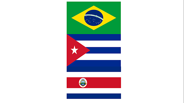 Brasil-Cuba-Costa Rica