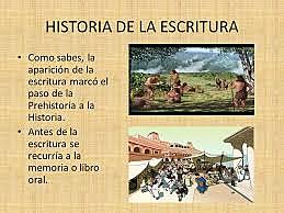 APARICIÓN DE LA ESCRITURA