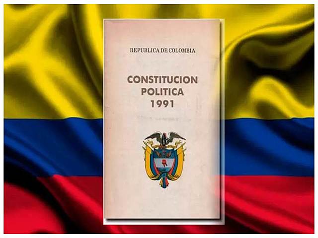 Proclamación de la Constitución Política de Colombia