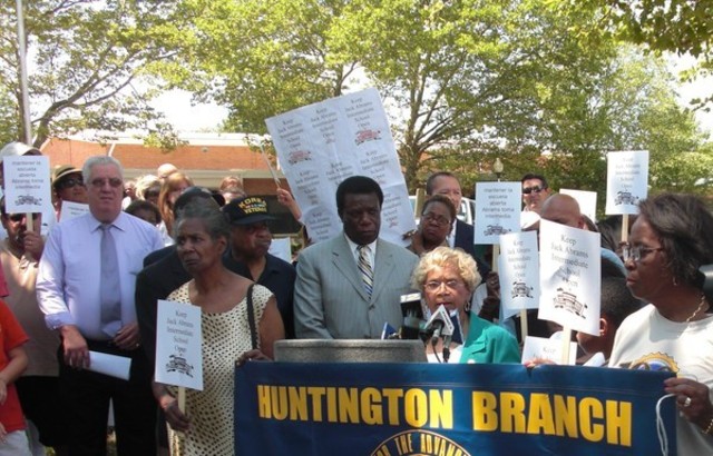 NAACP Protest Closing of Jack Abrams