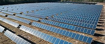 Paneles solares en masa