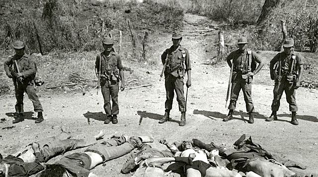 Masacre del Mozote en el norte del departamento de Morazán.