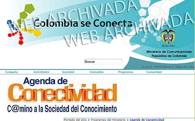 Agenda de Conectividad- el salto a Internet.