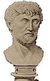 Lucrecio escribe "de rerum Natura" donde explica el concepto de átomos