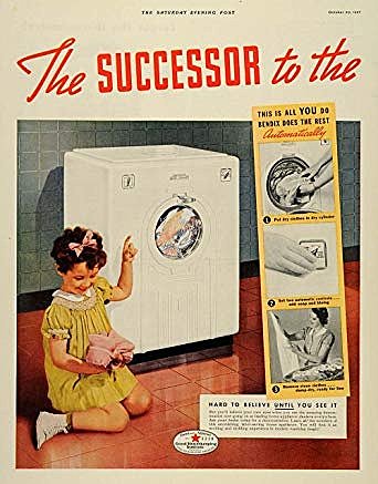 The first house hold automatic washer.