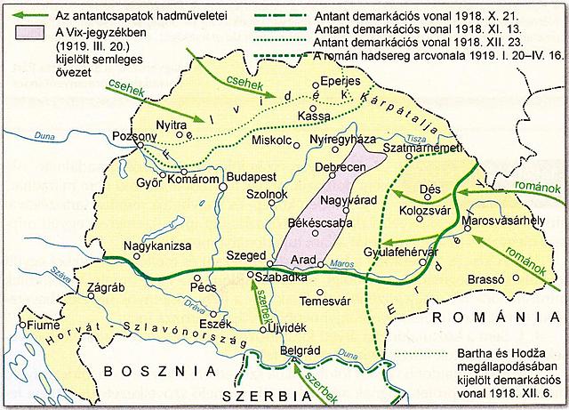 Az első demarkációs vonal