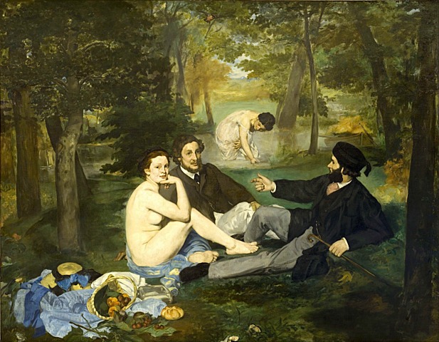 Desayuno sobre la hierba - Manet