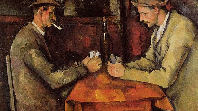 Los jugadores de cartas - Cézanne