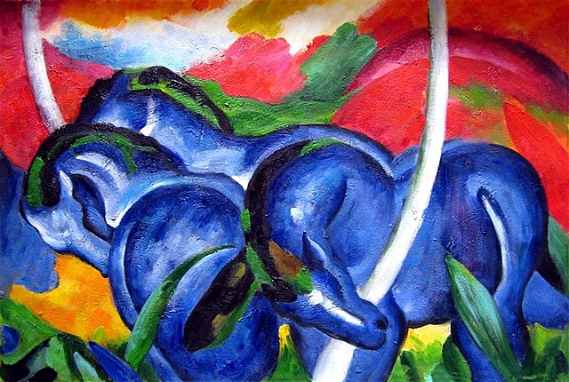 Grandes caballos azules - Marc