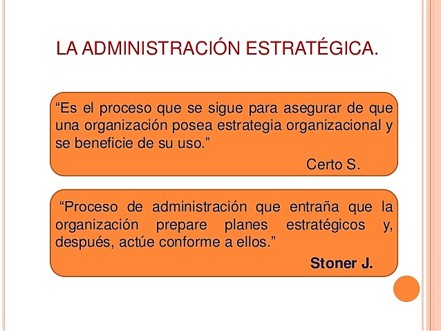 escuela de la administracion estrategica