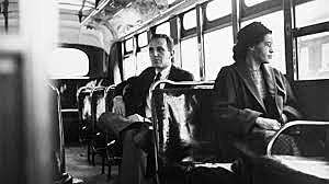 Rosa Parks doesn't give up her seat