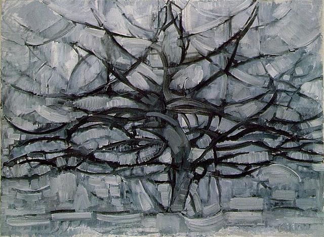 El árbol gris - Mondrian