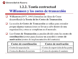 TEORIA DE COSTOS DE TRASACCION