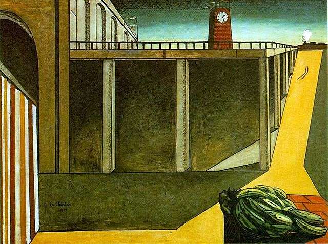 La estación de Montpanasse - De Chirico