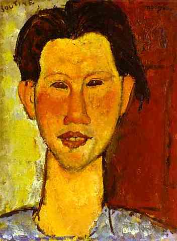 Retrato de Chaim Soutine - Modigliani