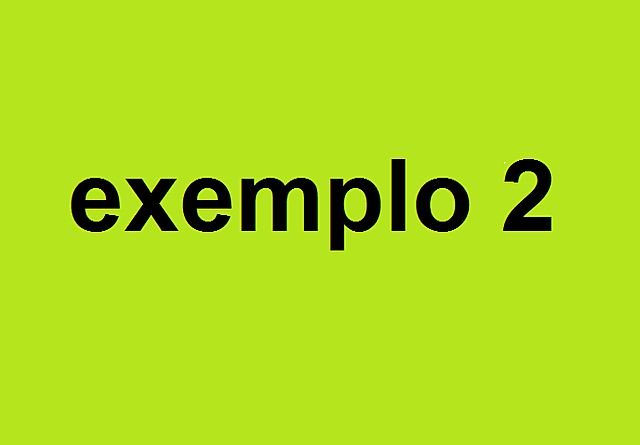 Exemplo 2