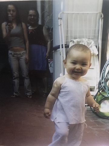 “She’s walking!”