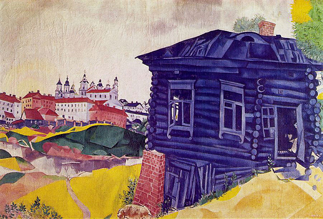 La casa azul - Chagall