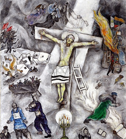 Crucifixión - Chagall
