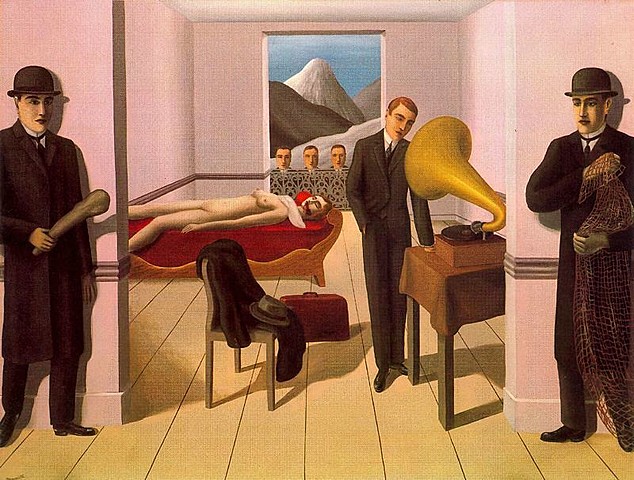 El asesino amenazado - Magritte