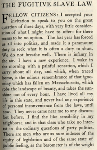 The Fugitive State Law